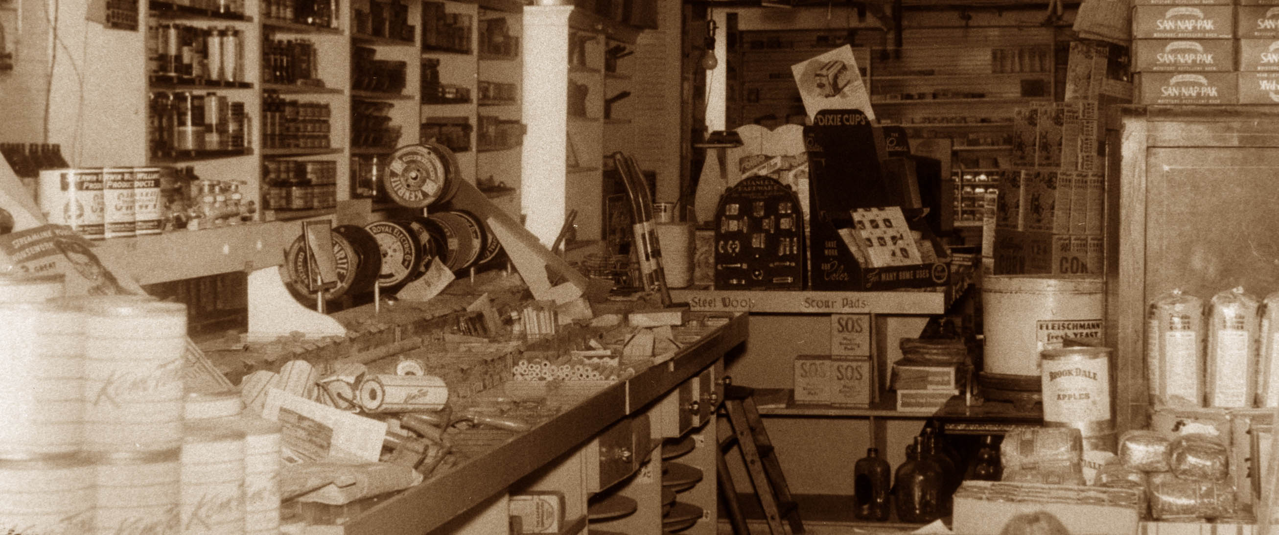 Historic general store interior